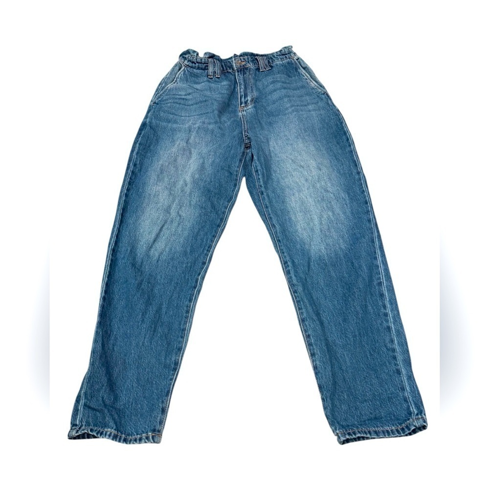 CELLO Jeans Women Juniors Blue Super High Rise Mom Fit Medium Wash Size 11
